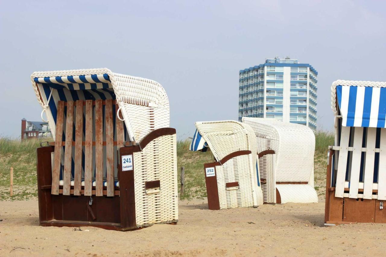 Schicke Fewo 150M Vom Strand Kostenlos Wlan Grosses Schwimmbad Sauna Cuxhaven Extérieur photo